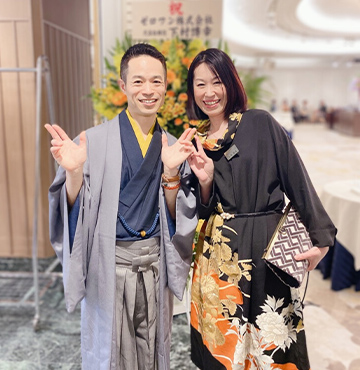 開華代表理事 村松大輔先生との写真